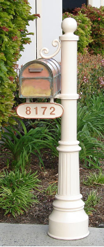 Newport Mailbox Pole Single