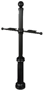 Fresno Direct Burial Mailbox Post w/ Double Mounting Plate Fresno Direct Burial Mailbox Post w/ Double Mounting Plate