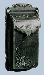 Floral Vertical Wall Mount Mailbox Floral Vertical Wall Mount Mailbox