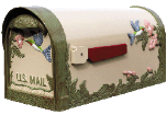 Hummingbird Mailbox in Natural Color