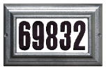 Manor Rigid Polymer Lighted Address Plaque Manor Rigid Polymer Lighted Address Plaque