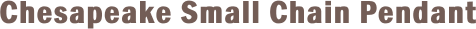 Chesapeake Small Chain Pendant